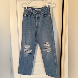 Levi’s ribcage straight ankle